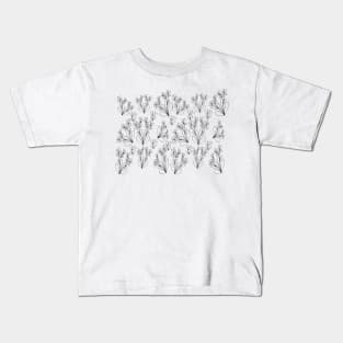 Patterned Flowers Kids T-Shirt